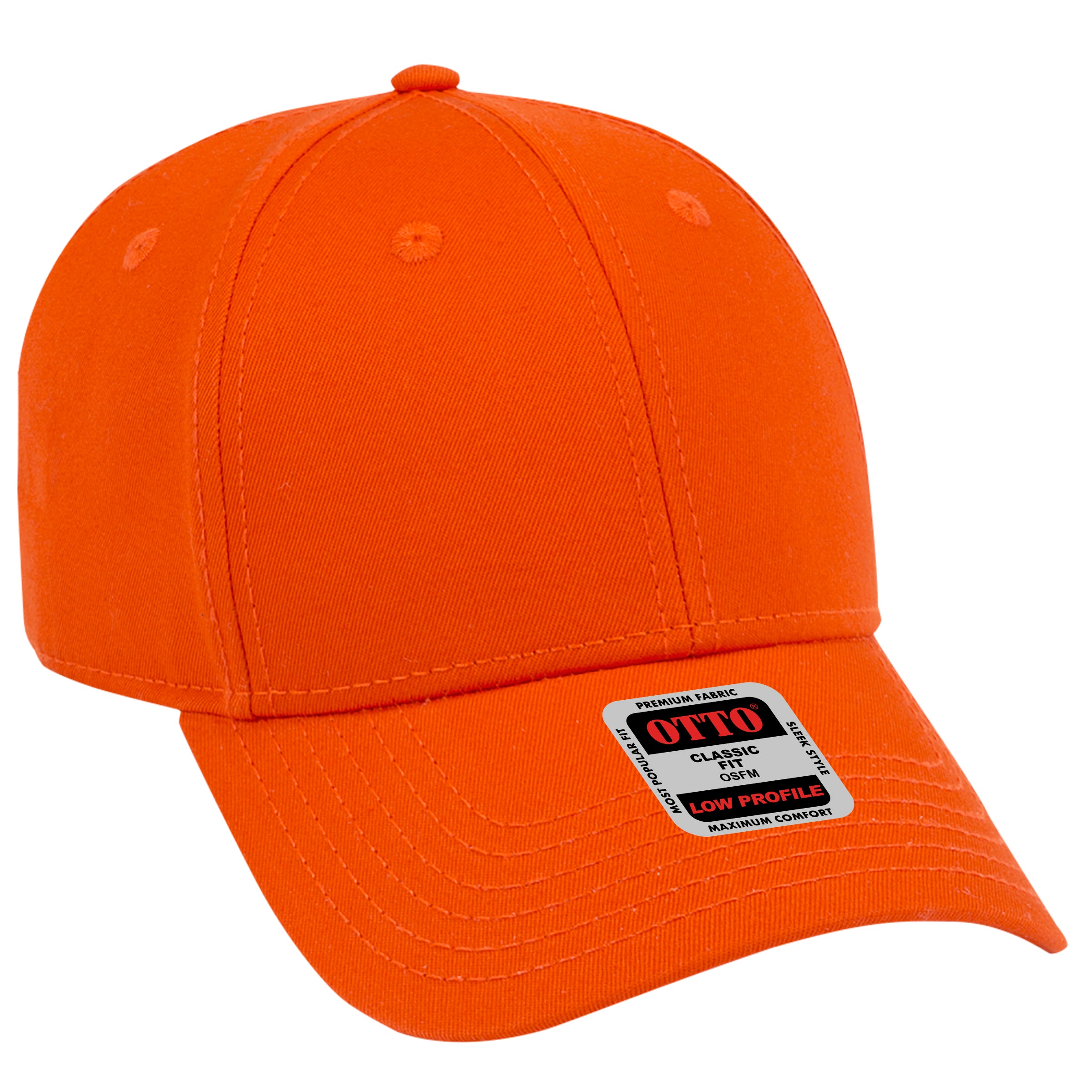 19-1203 OTTO CAP 6 Panel Low Profile Baseball Cap
