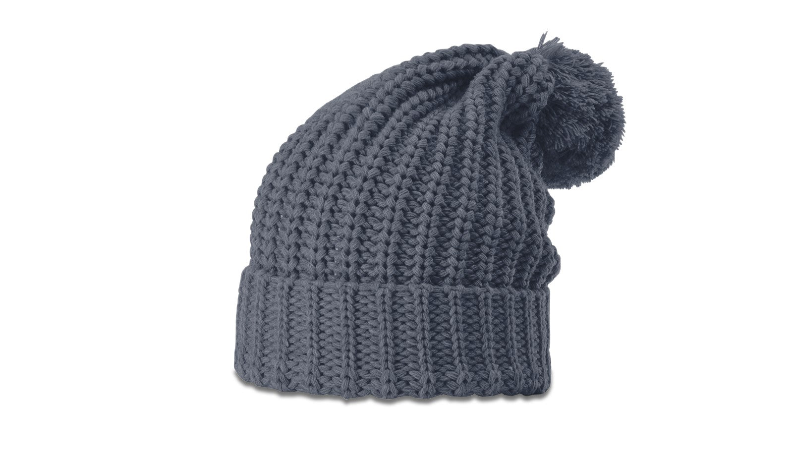 Richardson 143 Chunk Cable Beanie with Cuff &amp; Pom