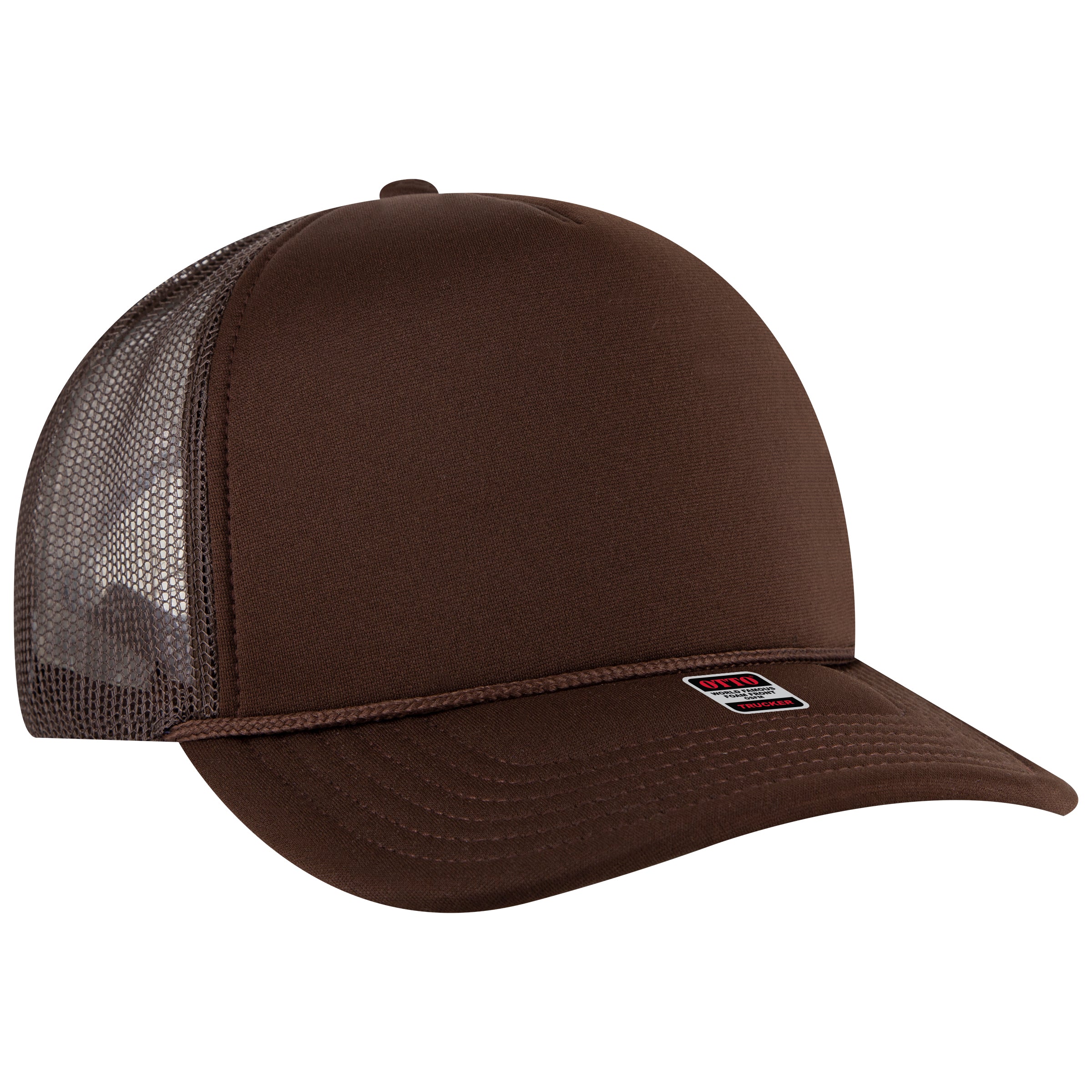 3931-1 OTTO CAP 5 Panel High Crown Mesh Back Trucker Hat