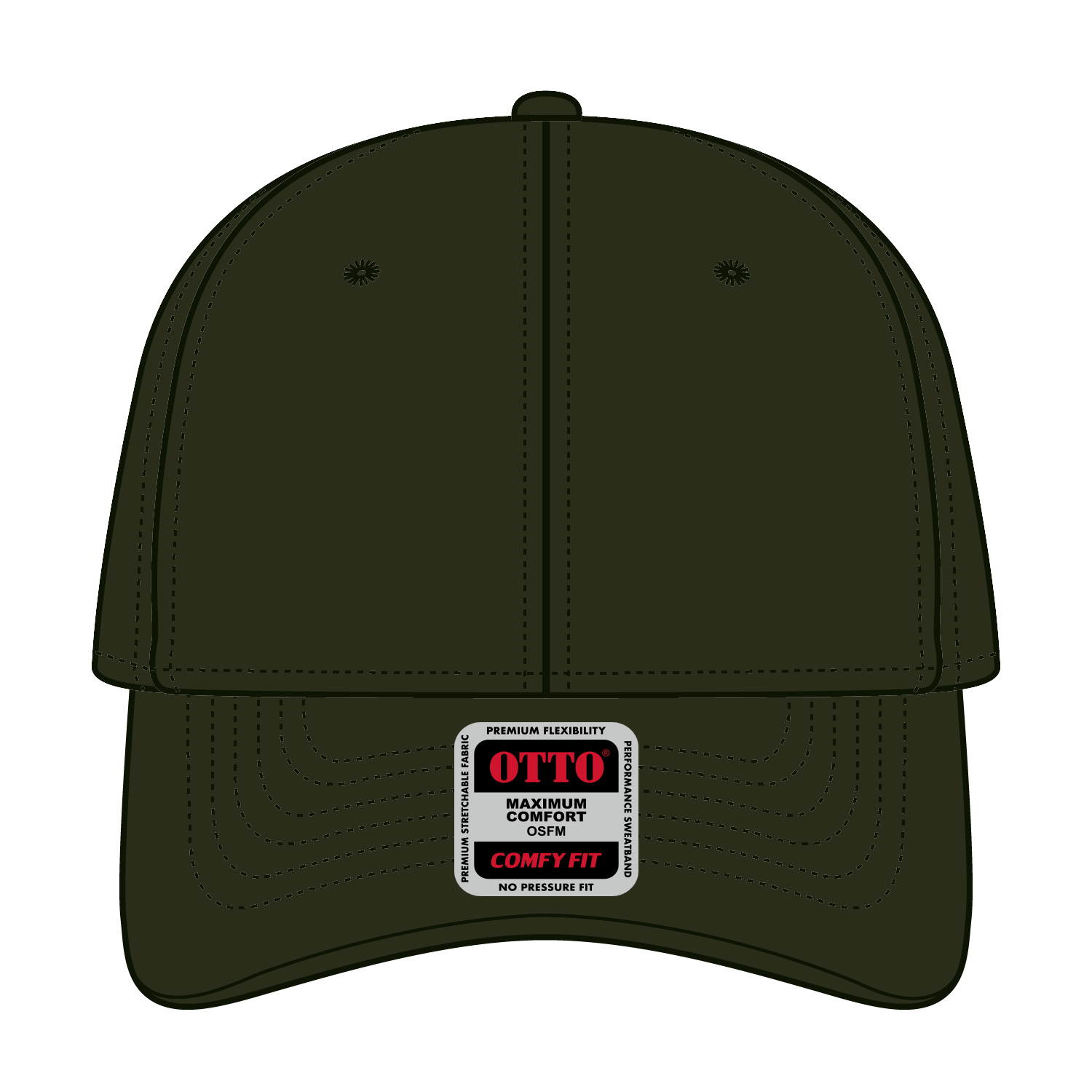 19-1227 OTTO CAP "OTTO COMFY FIT" 6 Panel Low Profile Baseball Cap