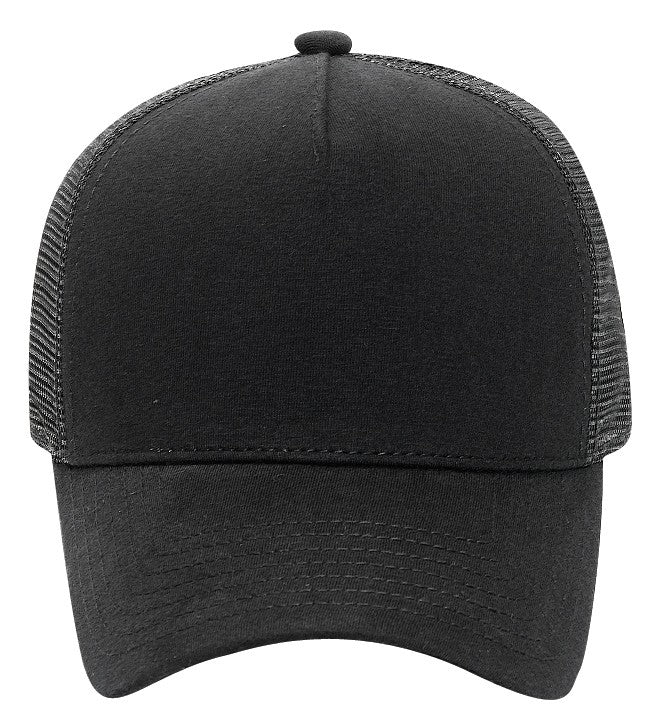 32-934 OTTO CAP 5 Panel Mid Profile Mesh Back Trucker Hat