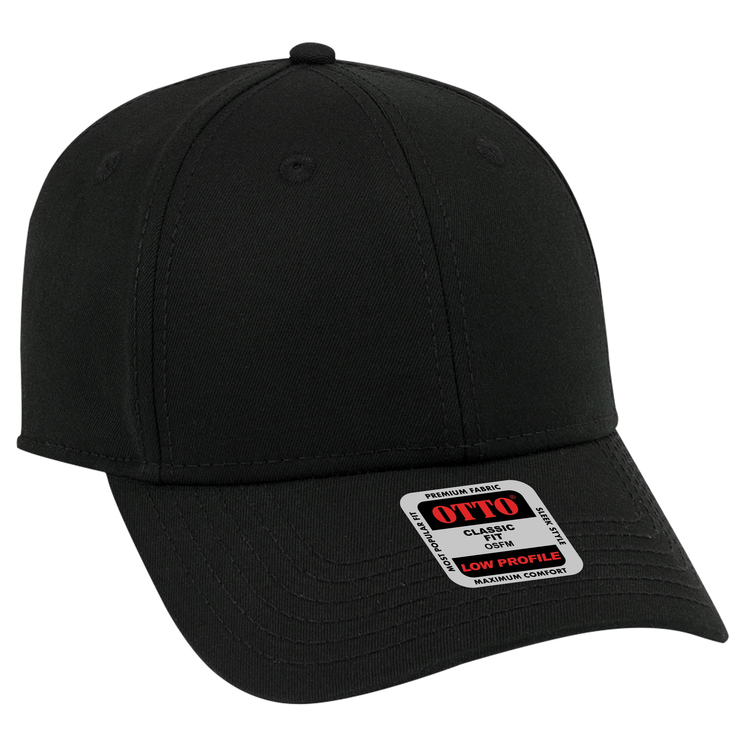 19-1203 OTTO CAP 6 Panel Low Profile Baseball Cap