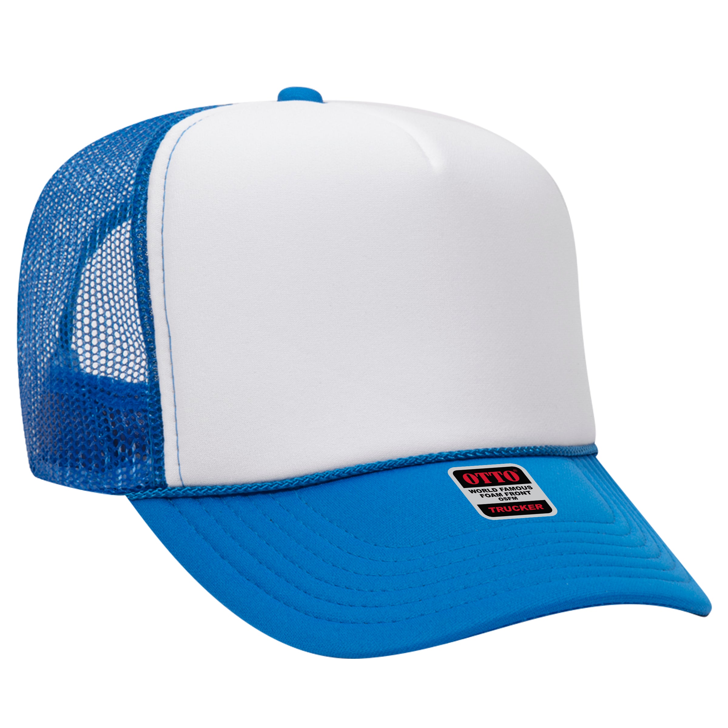 39-165 OTTO CAP 5 Panel High Crown Mesh Back Trucker Hat