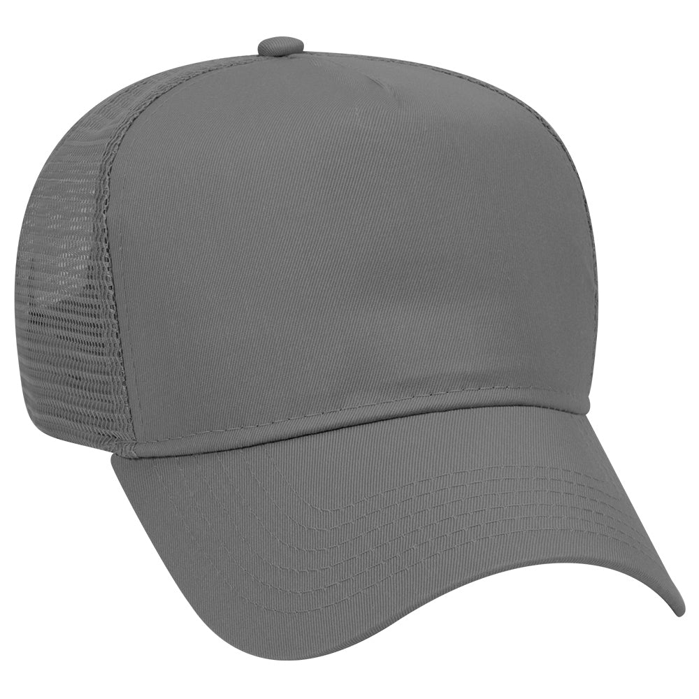 32-285 OTTO CAP 5 Panel Mid Profile Mesh Back Trucker Hat