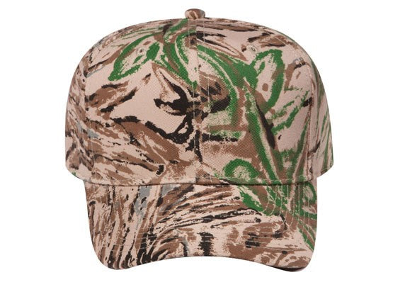 44-051 OTTO CAP Camouflage 6 Panel Mid Profile Baseball Cap