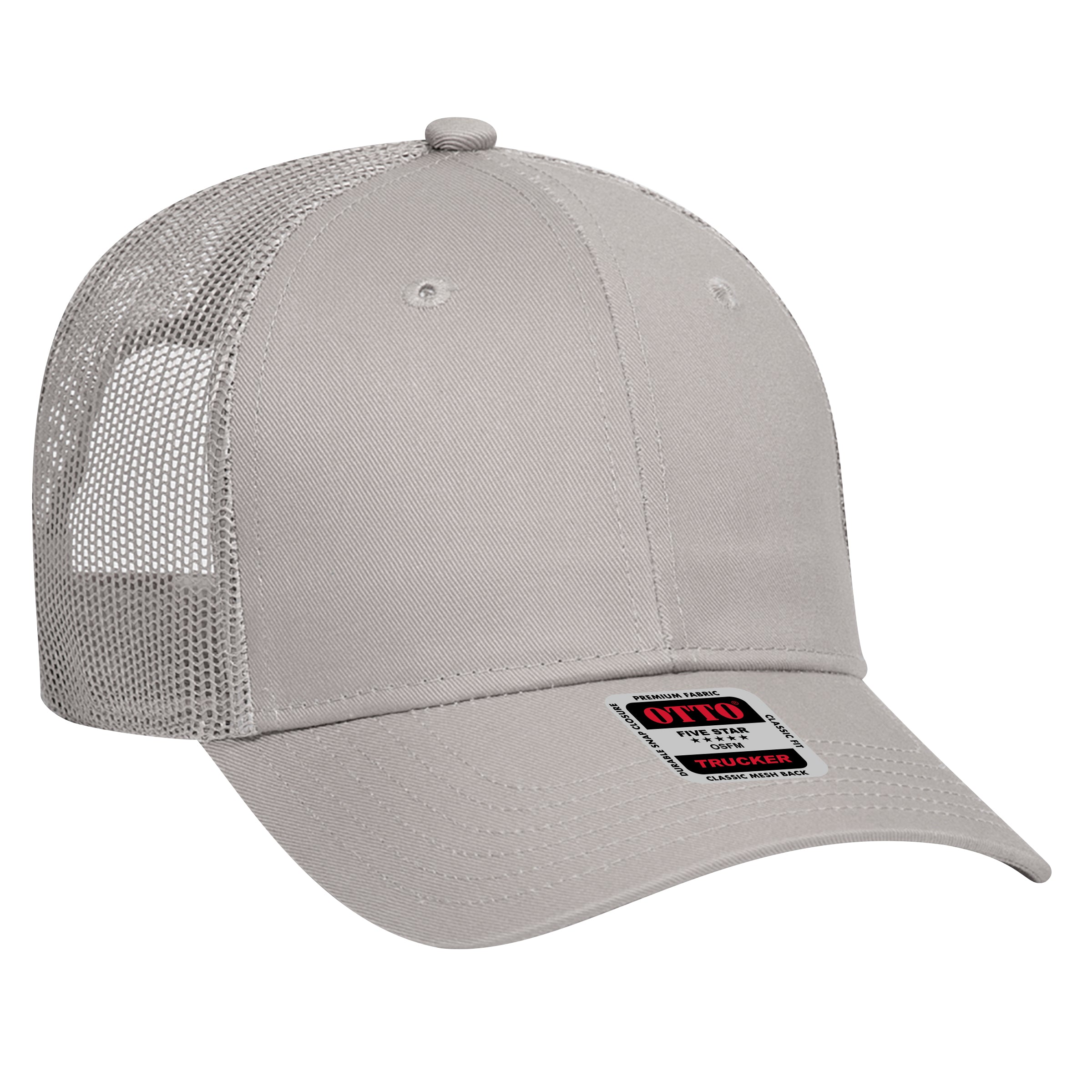 83-473 OTTO CAP 6 Panel Low Profile Mesh Back Trucker Hat