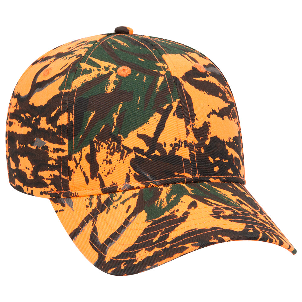 78-353 OTTO CAP Camouflage 6 Panel Low Profile Baseball Cap