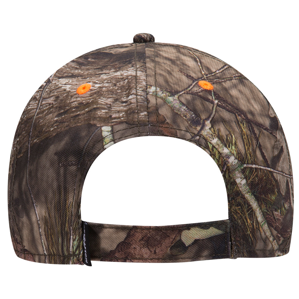 171-1294 OTTO CAP Mossy Oak Camouflage Superior Polyester Twill Sandwich Visor 6 Panel Low Profile Baseball