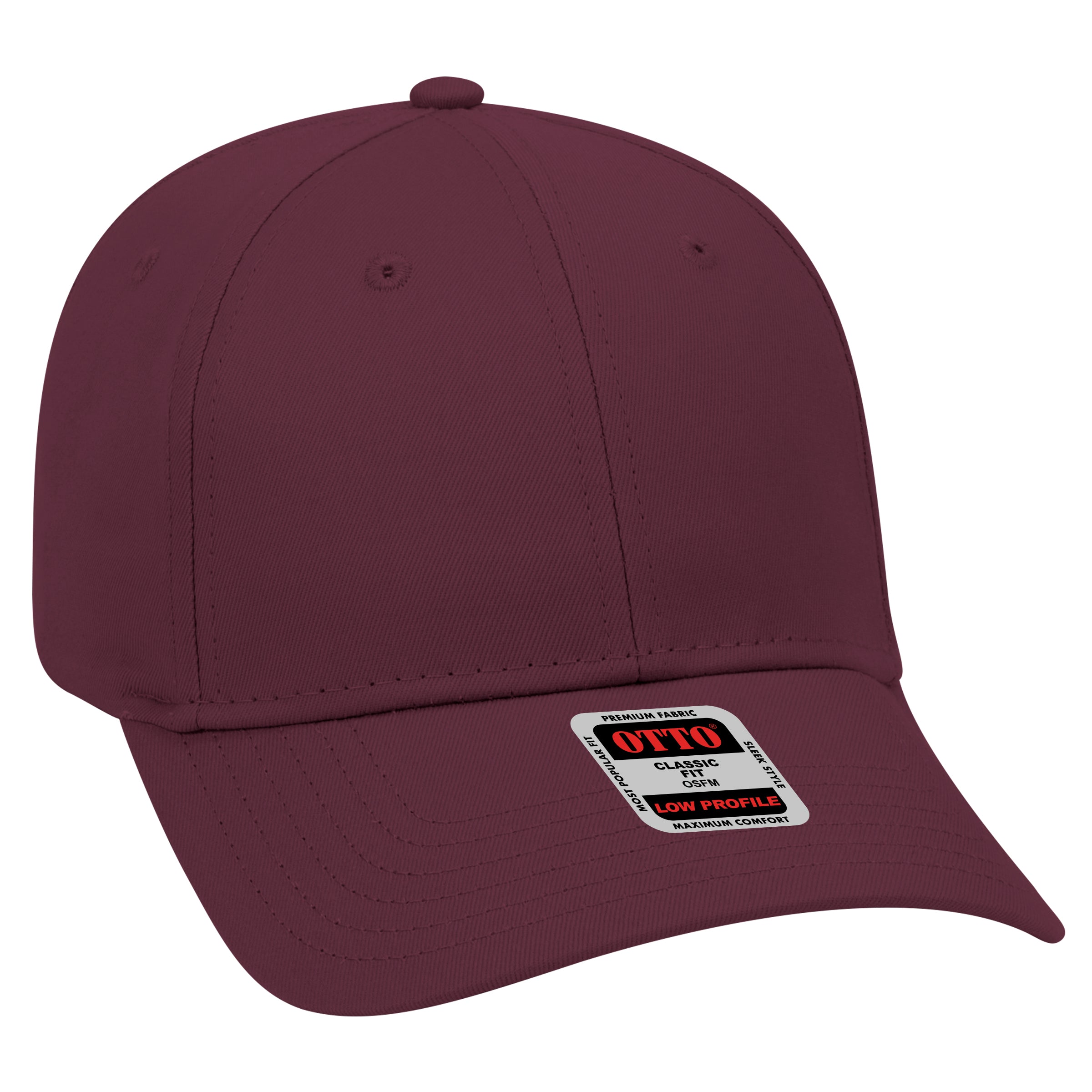19-536 OTTO CAP 6 Panel Low Profile Baseball Cap