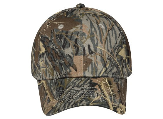 77-379 OTTO CAP "OTTO FLEX" Camouflage 6 Panel Low Profile Baseball Cap