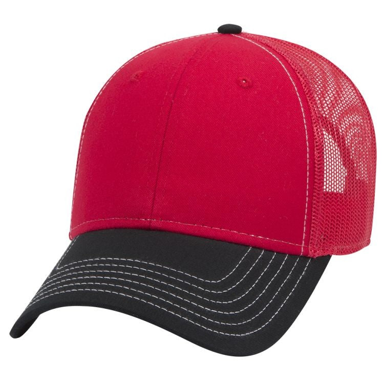 83-1239 OTTO CAP 6 Panel Low Profile Mesh Back Trucker Hat