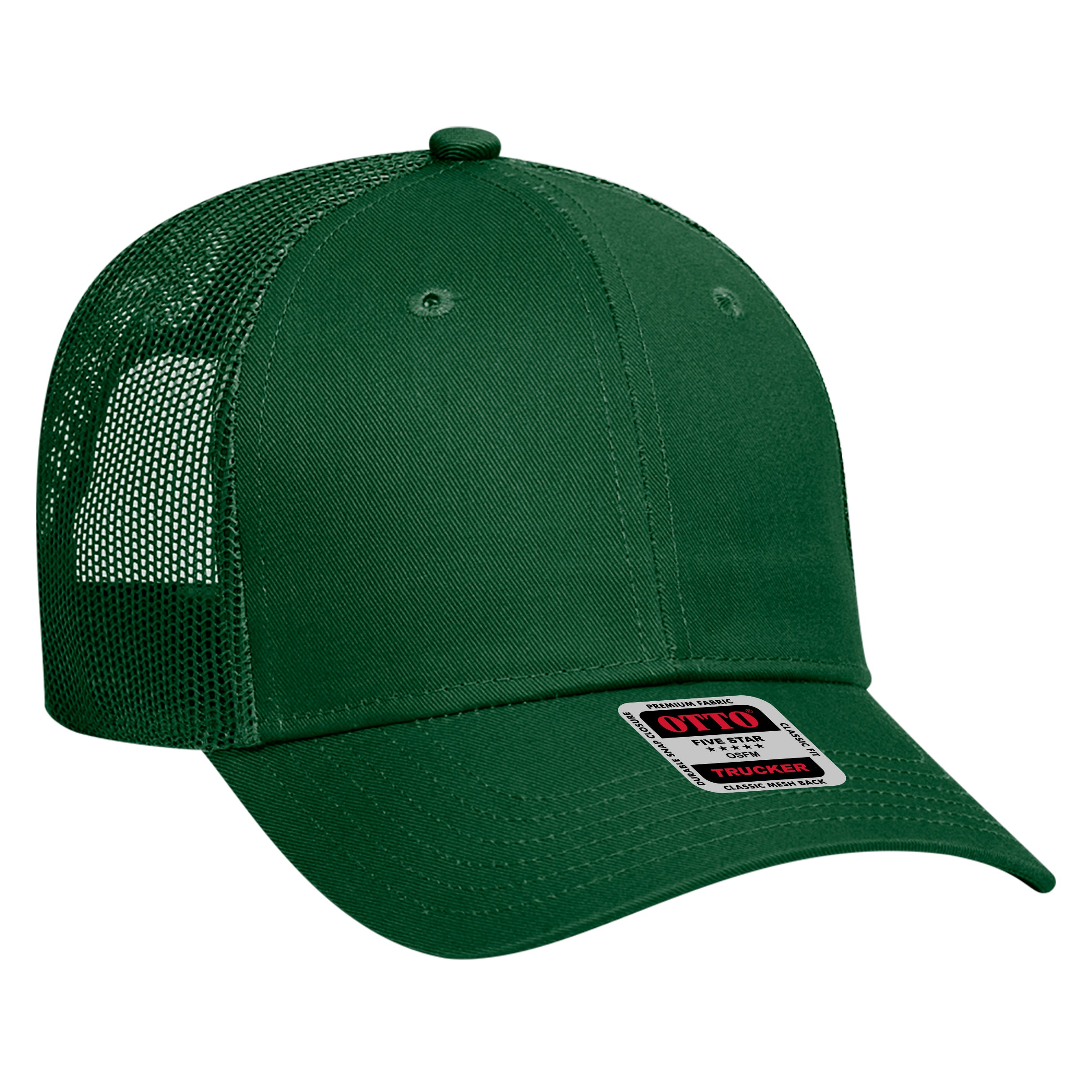 83-473 OTTO CAP 6 Panel Low Profile Mesh Back Trucker Hat