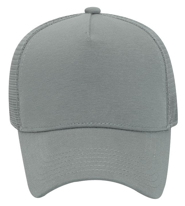 32-934 OTTO CAP 5 Panel Mid Profile Mesh Back Trucker Hat