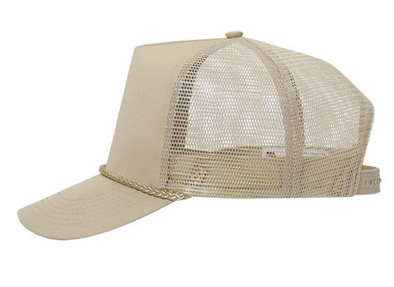 39-071 OTTO CAP 5 Panel Mid Profile Mesh Back Trucker Hat