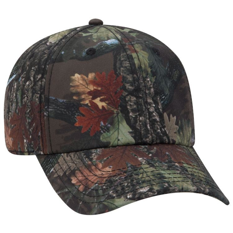 103-1263 OTTO CAP Camouflage 6 Panel Low Profile Baseball Cap
