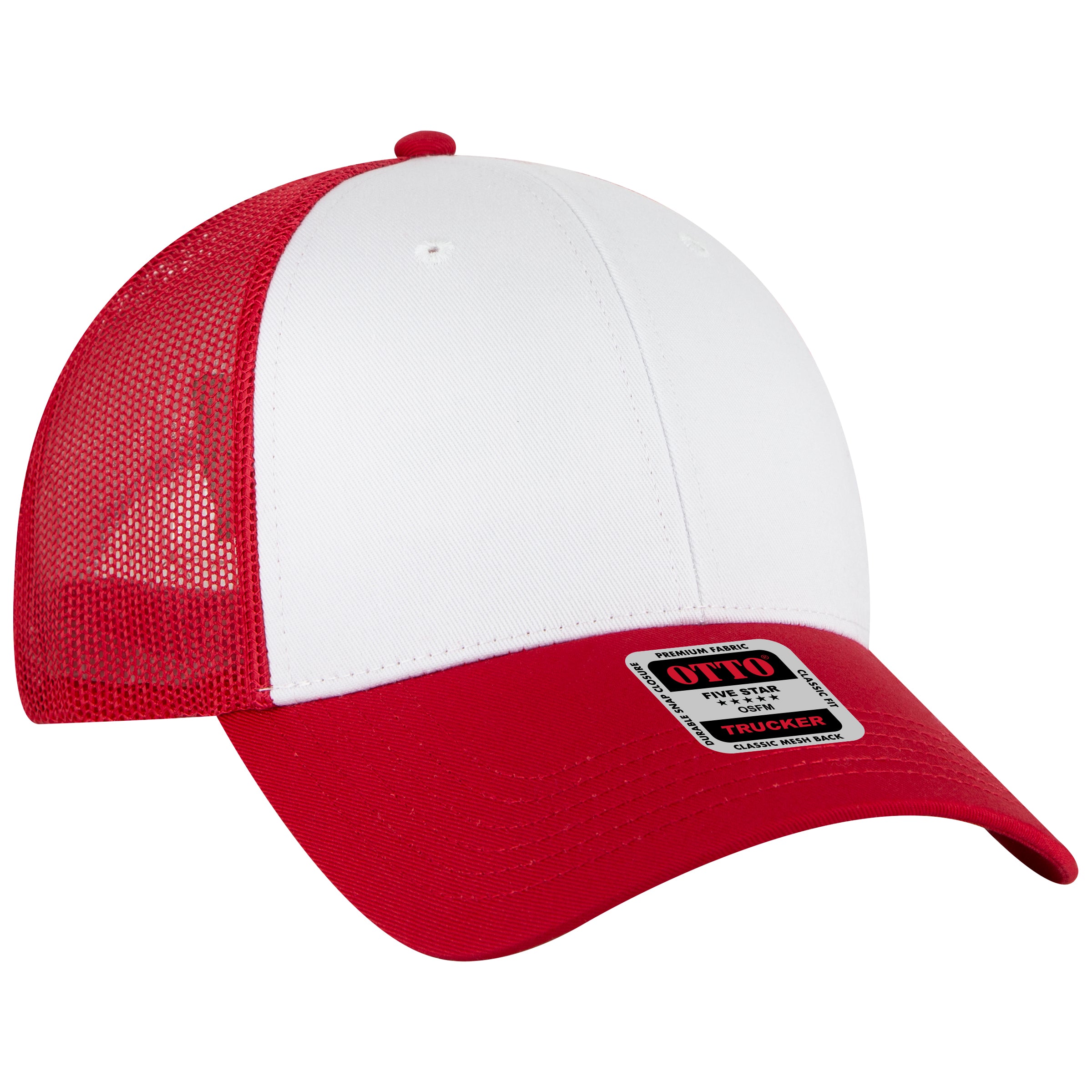 83-473 OTTO CAP 6 Panel Low Profile Mesh Back Trucker Hat
