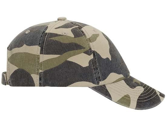 103-713 OTTO CAP Camouflage 6 Panel Low Profile Baseball Cap