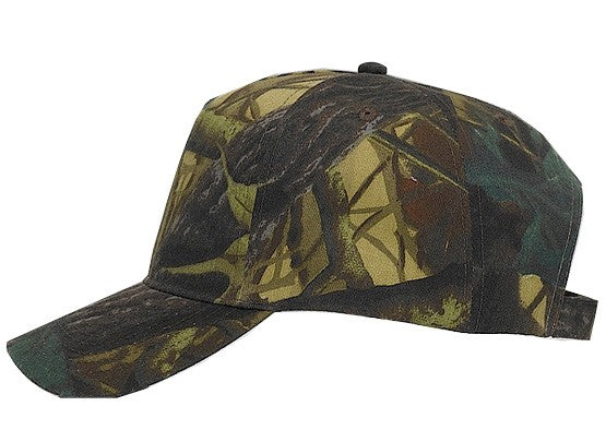 120-838 OTTO CAP Camouflage 5 Panel Mid Profile Style Cap