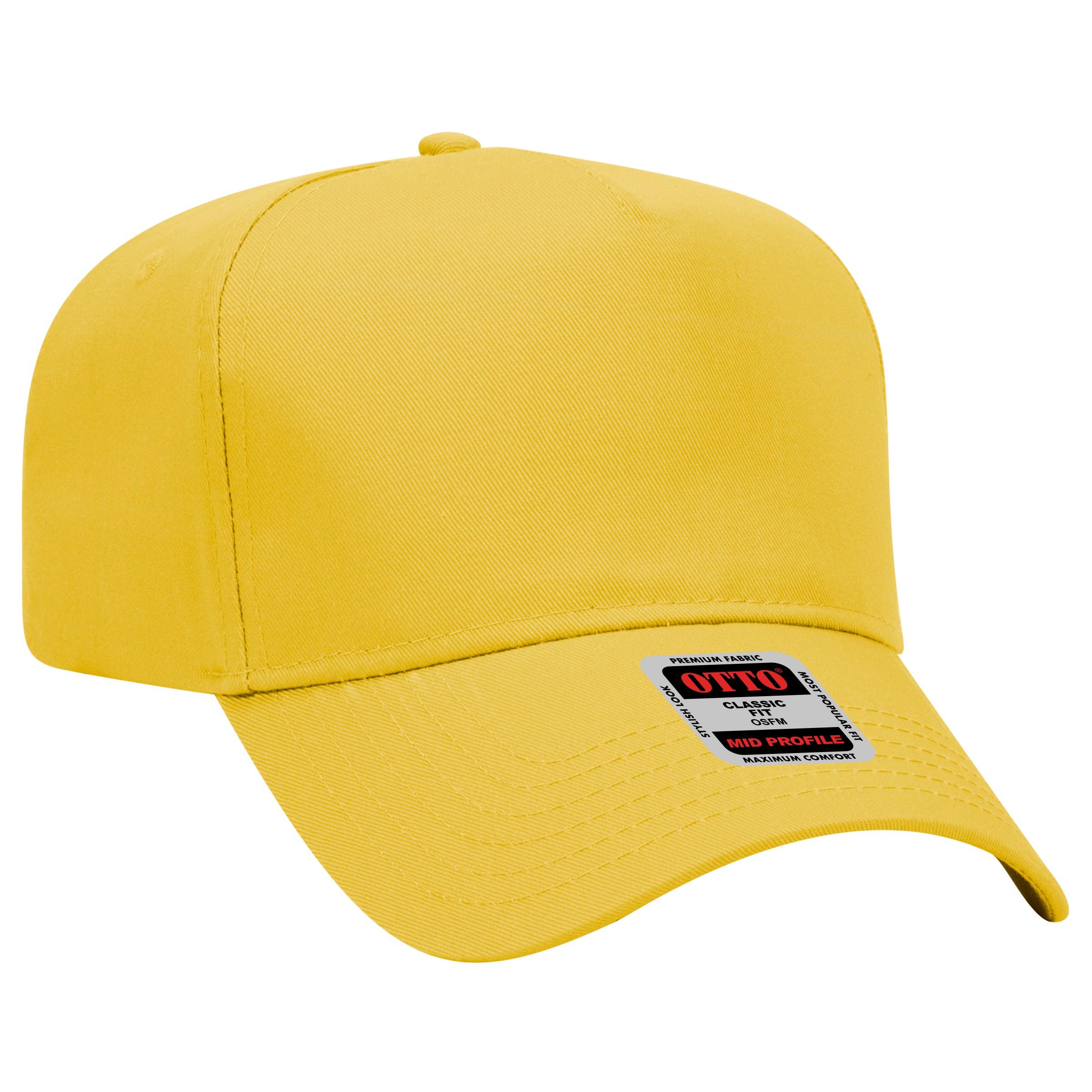 31-069 OTTO CAP 5 Panel Mid Profile Baseball Cap