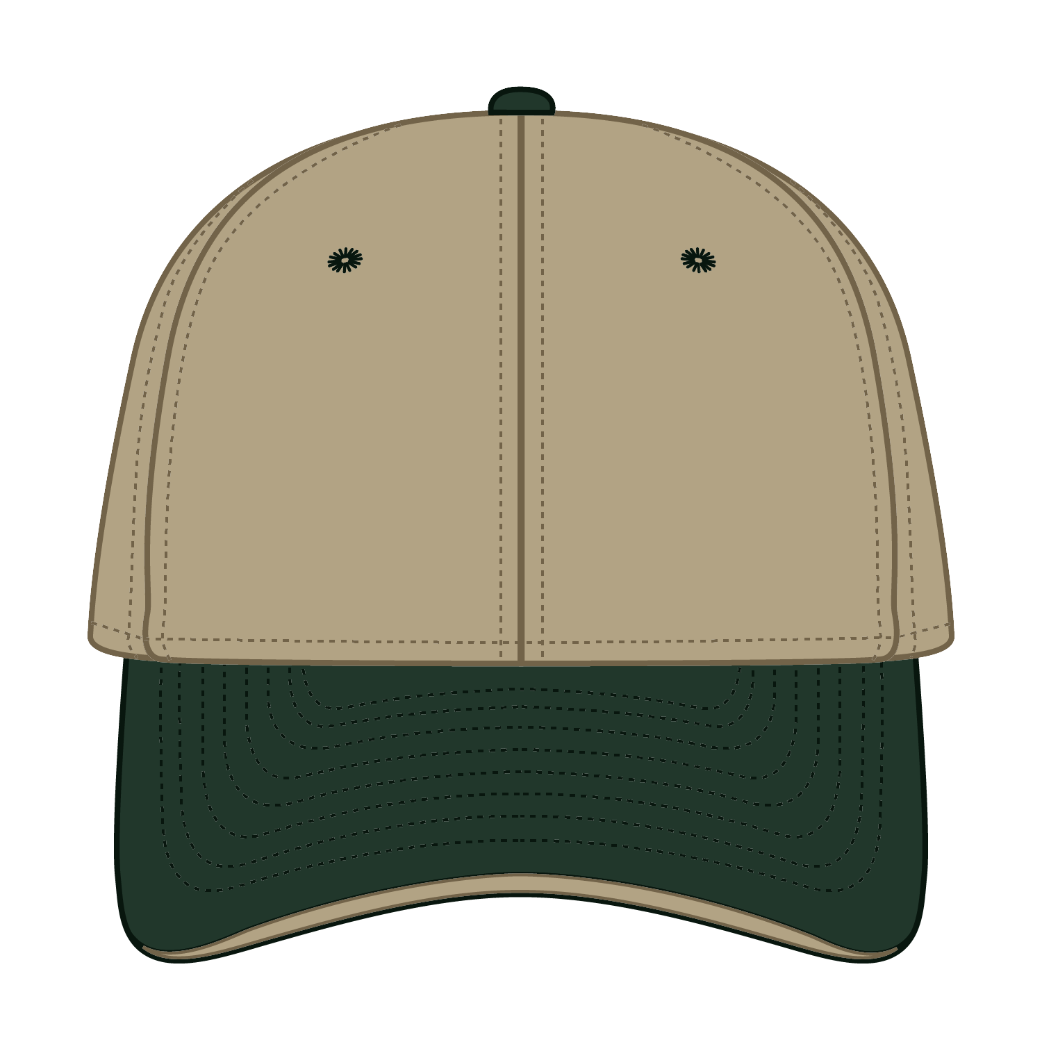 12-267 OTTO CAP "OTTO FLEX" 6 Panel Low Profile Baseball Cap