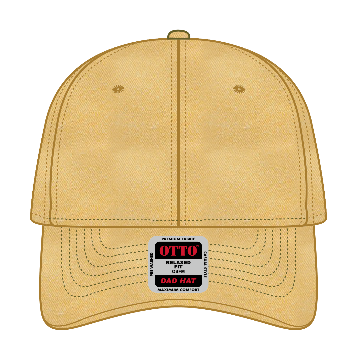 18-202 OTTO CAP 6 Panel Low Profile Dad Hat