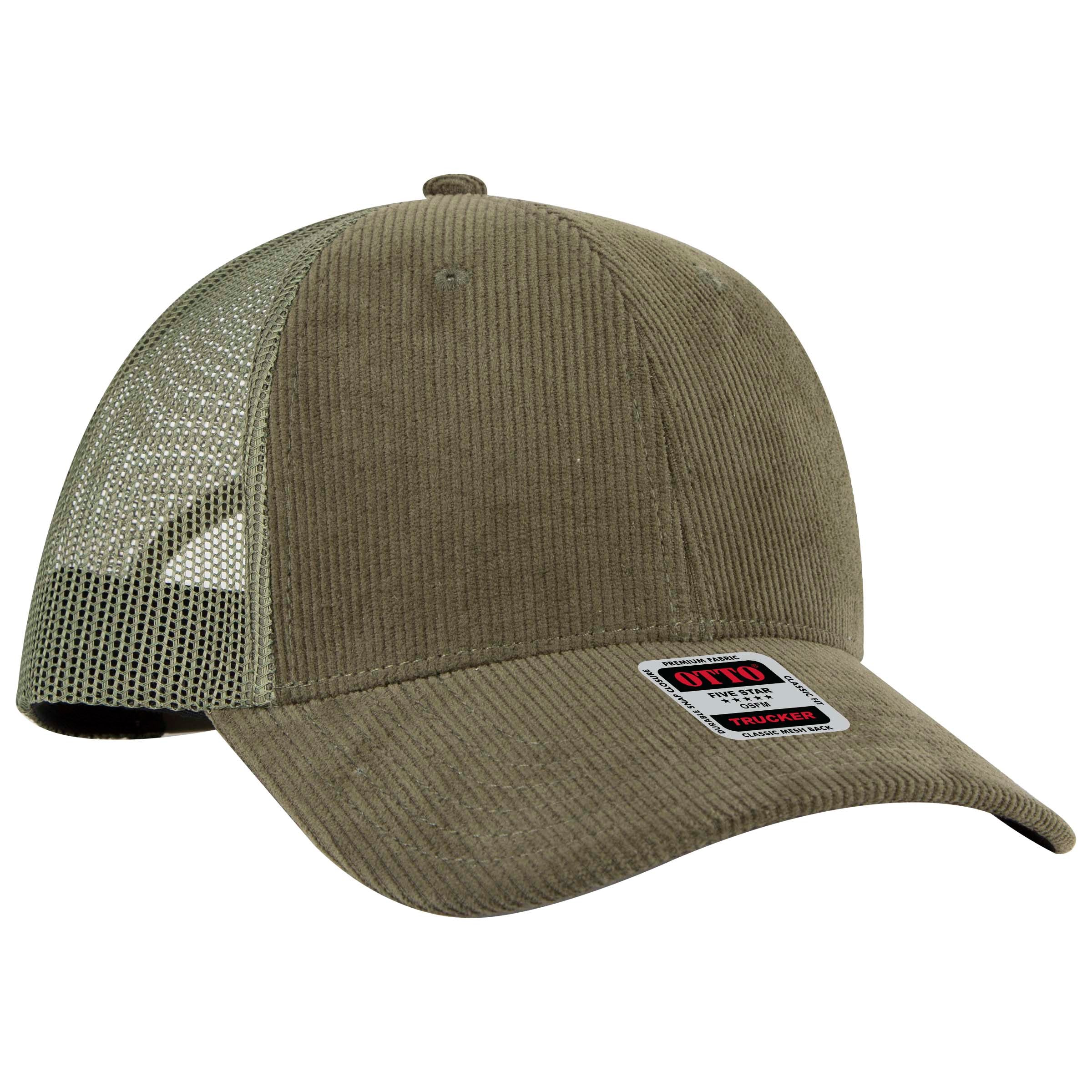 83-1239 OTTO CAP 6 Panel Low Profile Mesh Back Trucker Hat