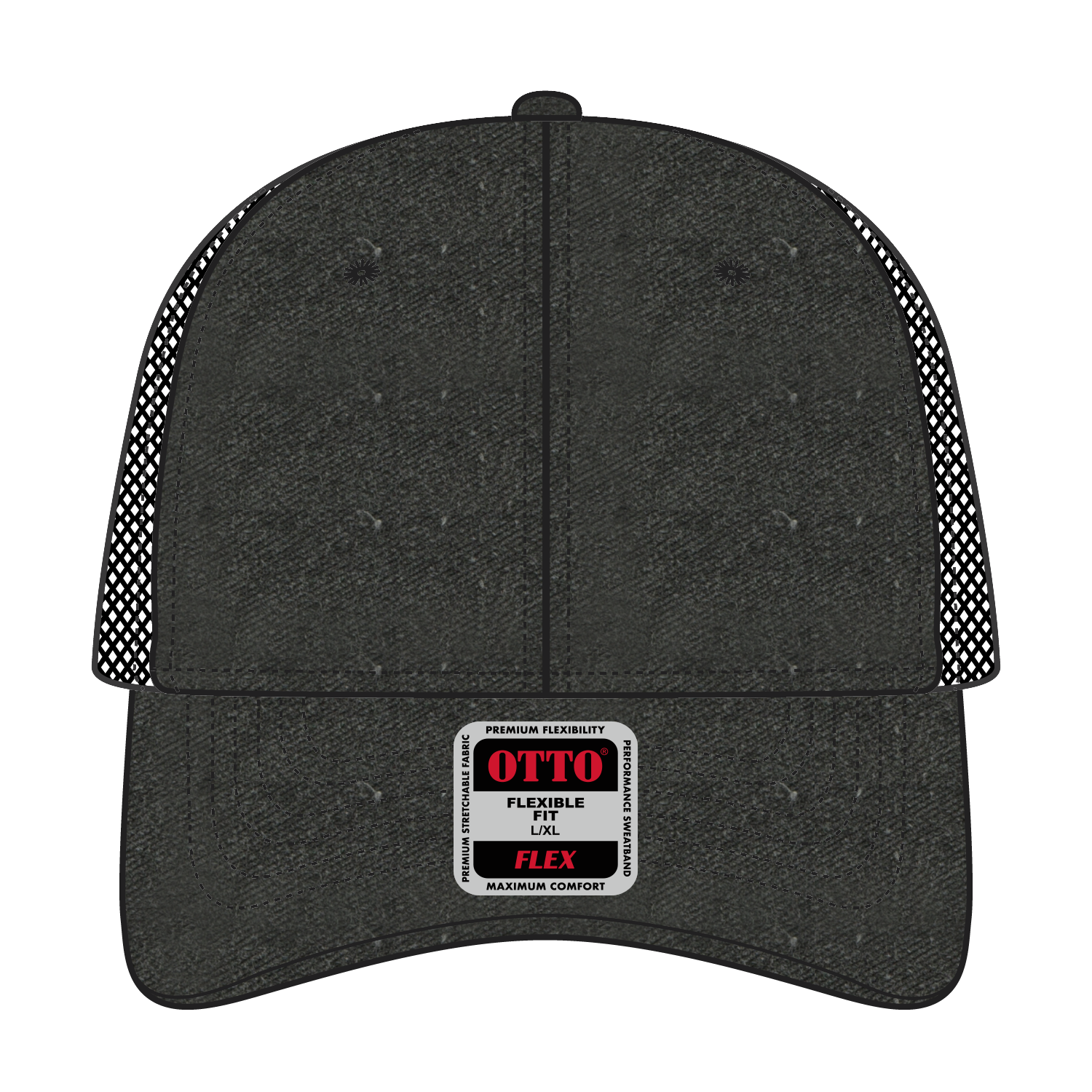 169-1264 OTTO CAP "OTTO FLEX" 6 Panel Low Profile Mesh Back Trucker Hat
