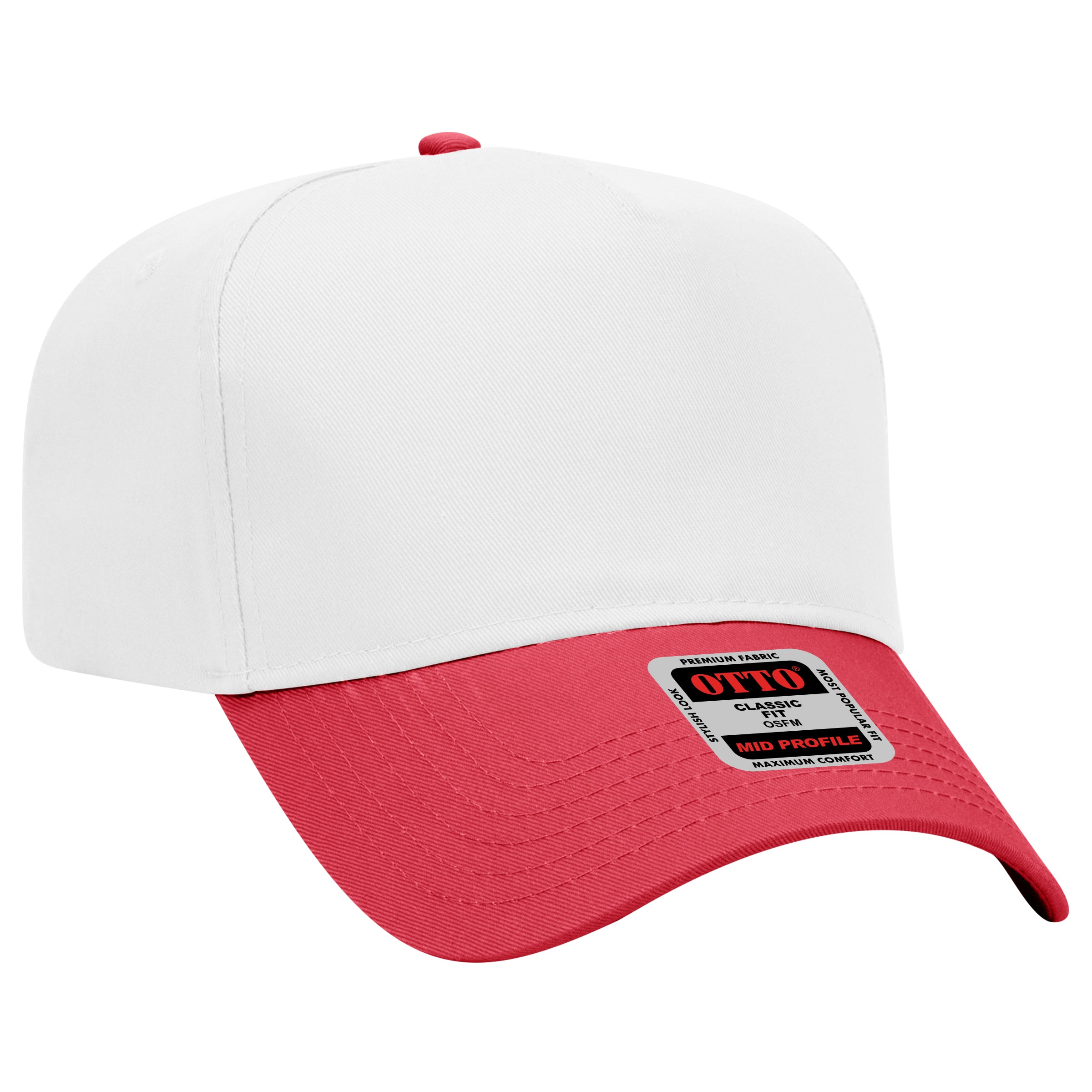 31-069 OTTO CAP 5 Panel Mid Profile Baseball Cap