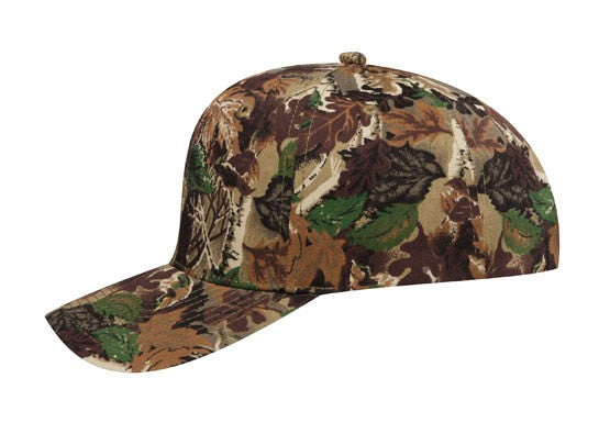 44-051 OTTO CAP Camouflage 6 Panel Mid Profile Baseball Cap