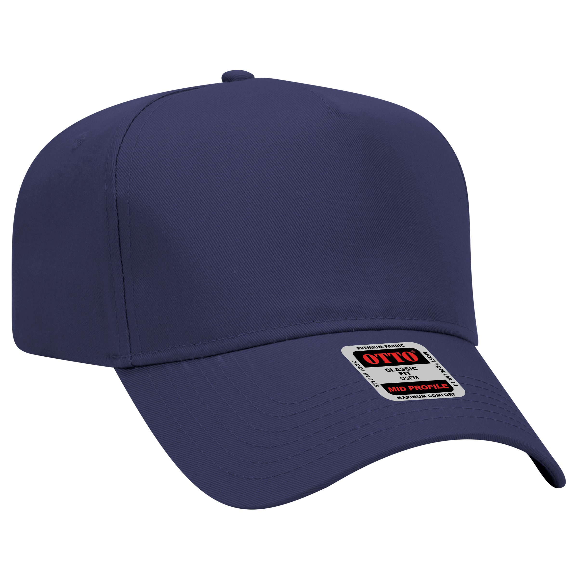 31-069 OTTO CAP 5 Panel Mid Profile Baseball Cap
