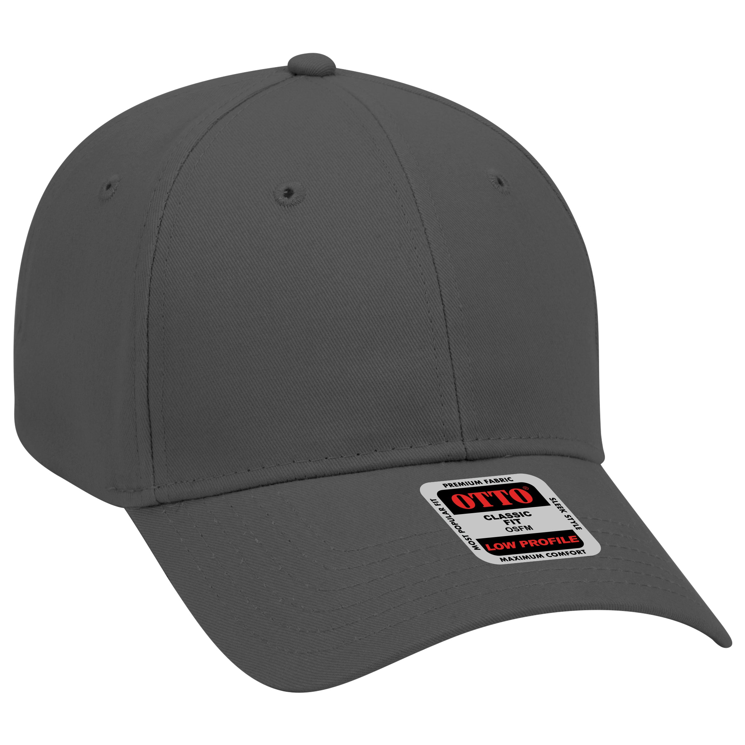 19-503 OTTO CAP 6 Panel Low Profile Baseball Cap
