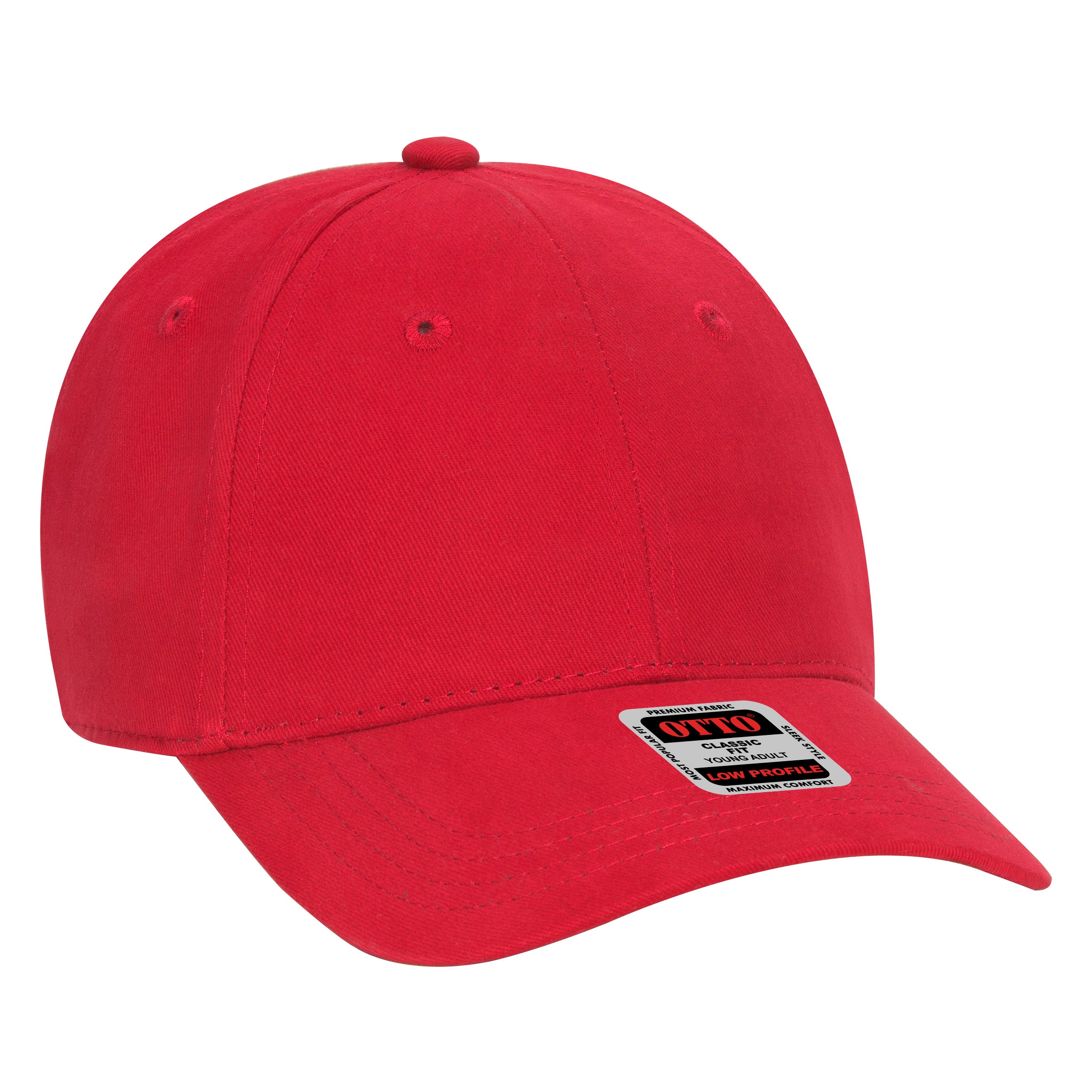 19-503 OTTO CAP 6 Panel Low Profile Baseball Cap