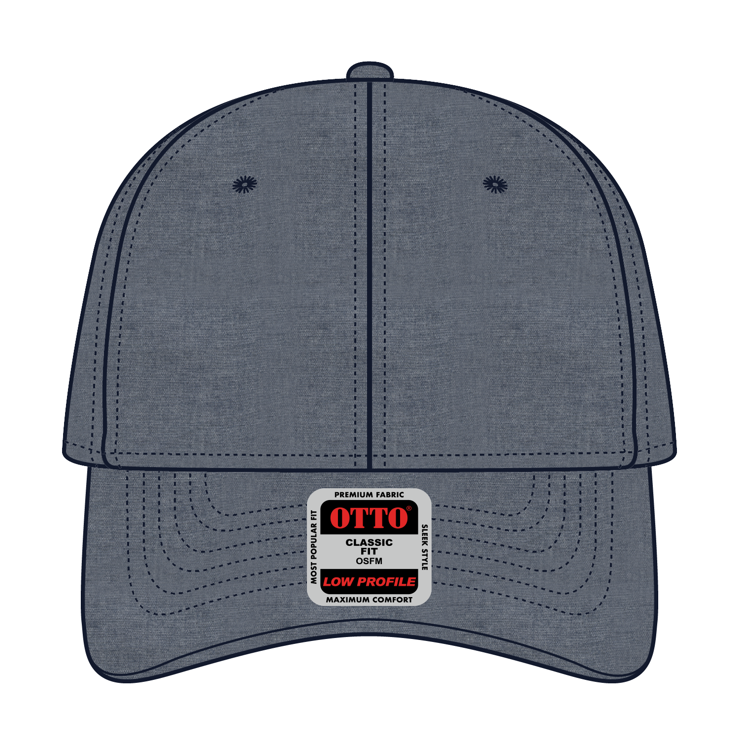 19-768 OTTO CAP 6 Panel Low Profile Baseball Cap
