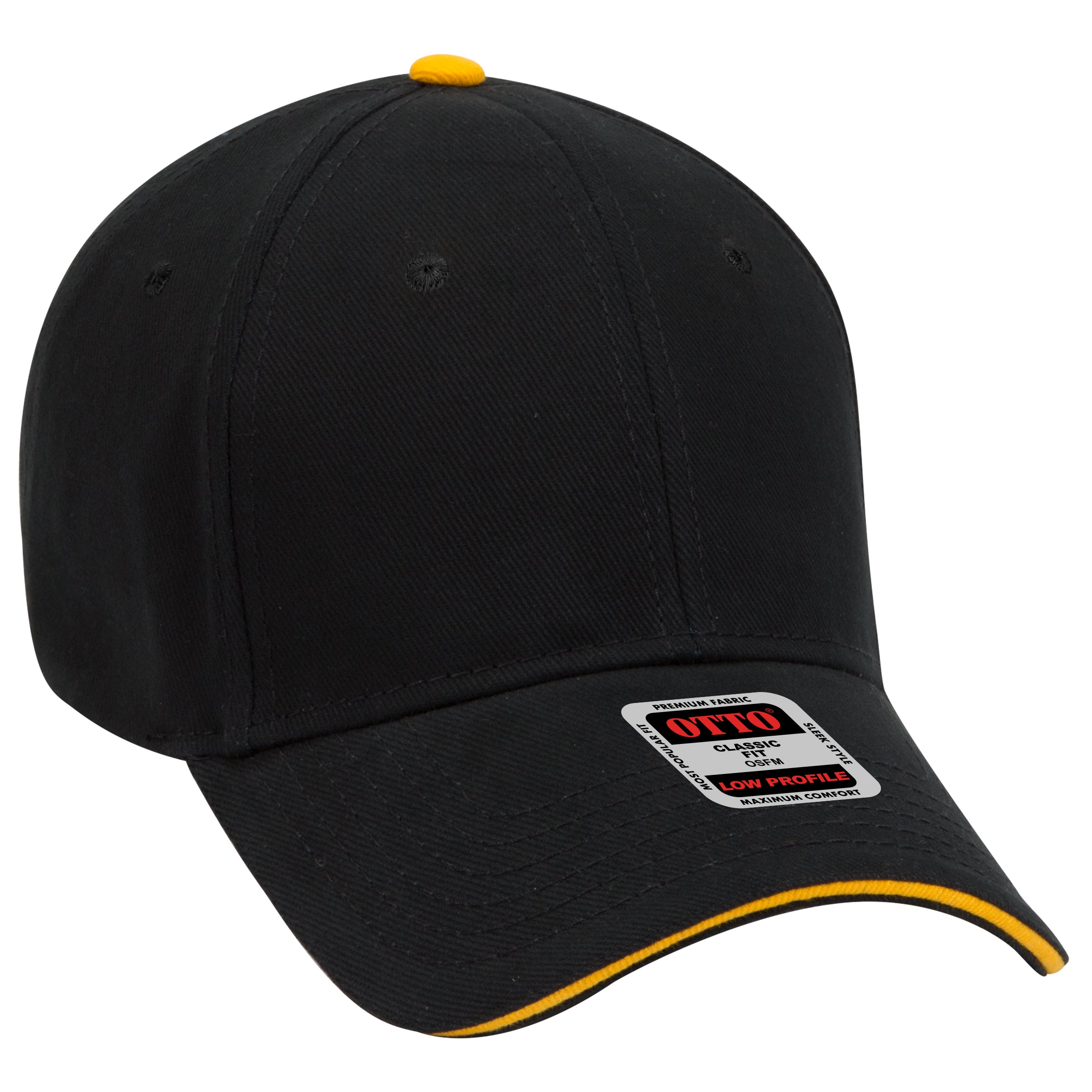 23-255 OTTO CAP 6 Panel Low Profile Baseball Cap