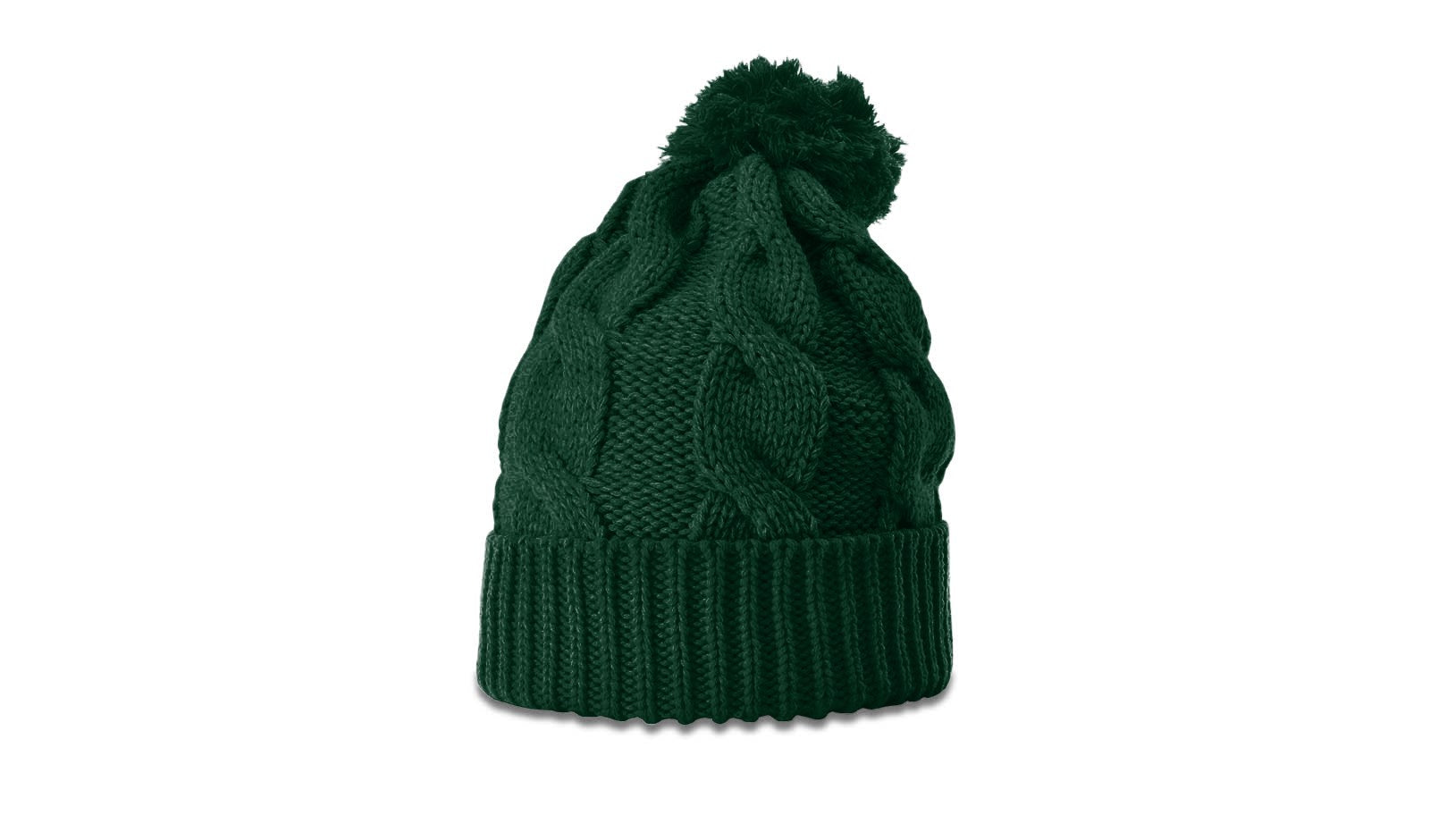 Richardson 141 Chunk Twist Knit Beanie with Cuff &amp; Pom