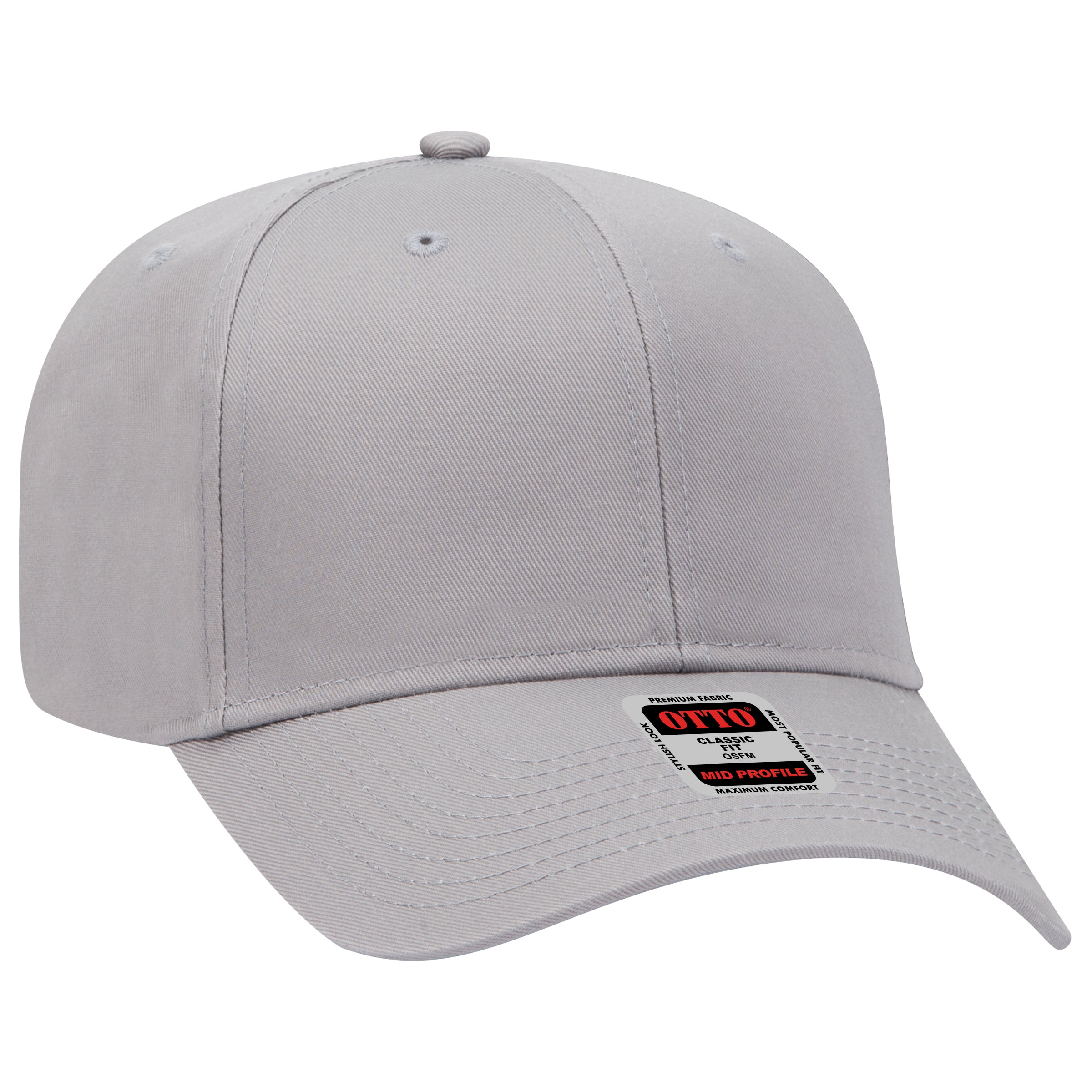 27-079 OTTO CAP 6 Panel Mid Profile Baseball Cap