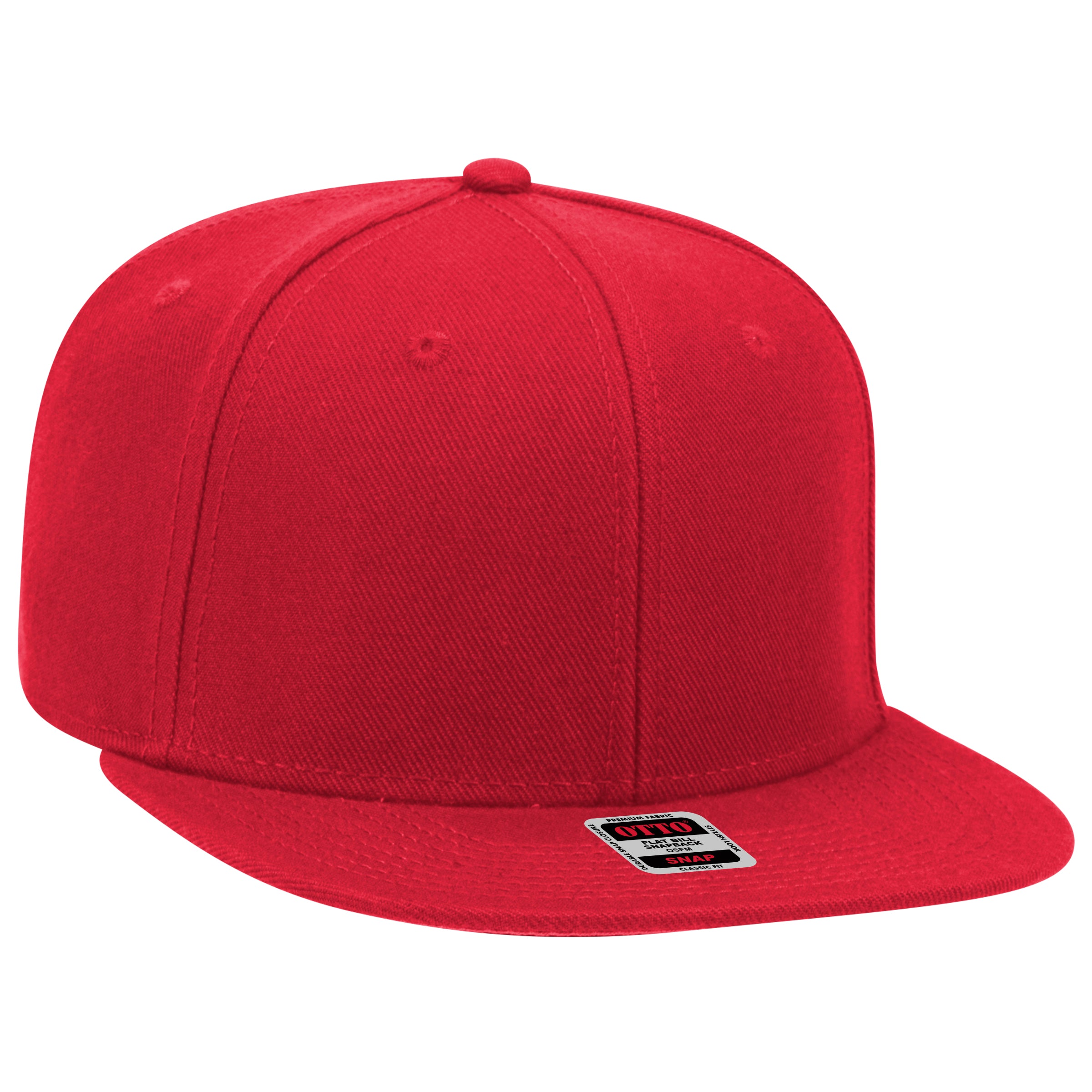 148-1267 OTTO CAP "OTTO SNAP" 6 Panel Mid Profile Snapback Hat