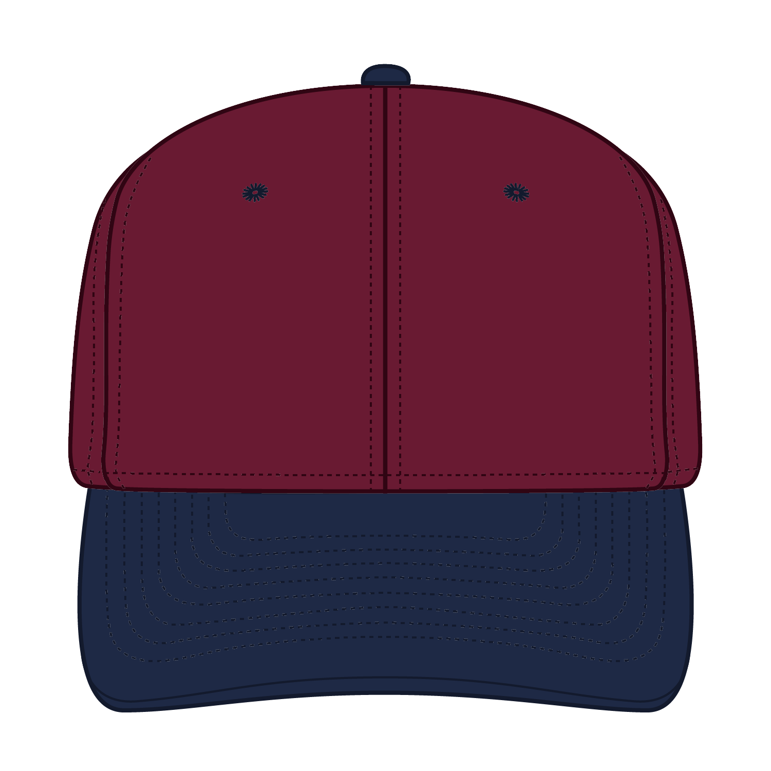 27-015 OTTO CAP 6 Panel Mid Profile Baseball Cap