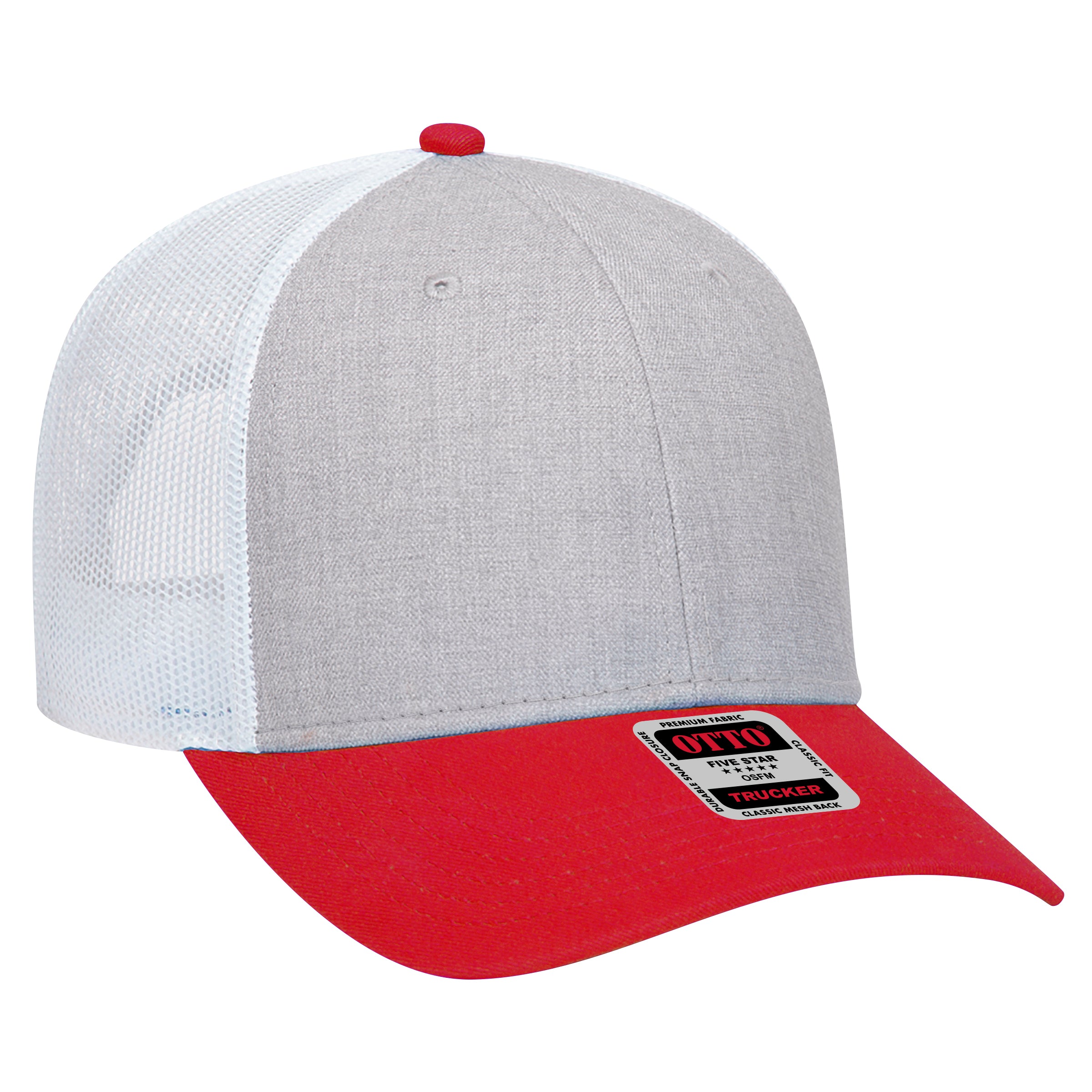 83-1239 OTTO CAP 6 Panel Low Profile Mesh Back Trucker Hat