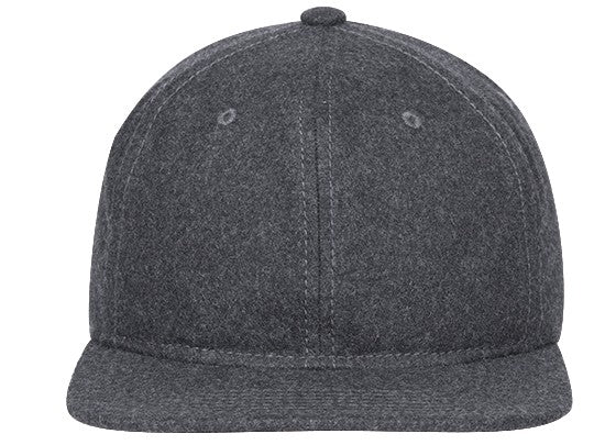 148-1200 OTTO CAP 6 Panel Mid Profile Flat Visor Strapback Hat