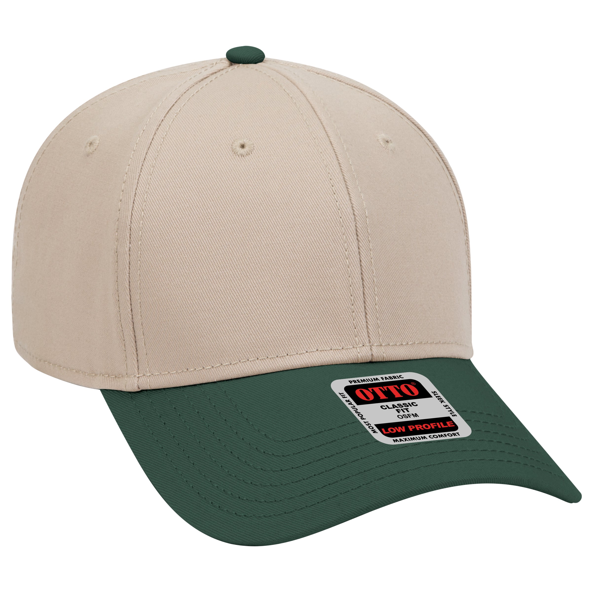 19-768 OTTO CAP 6 Panel Low Profile Baseball Cap