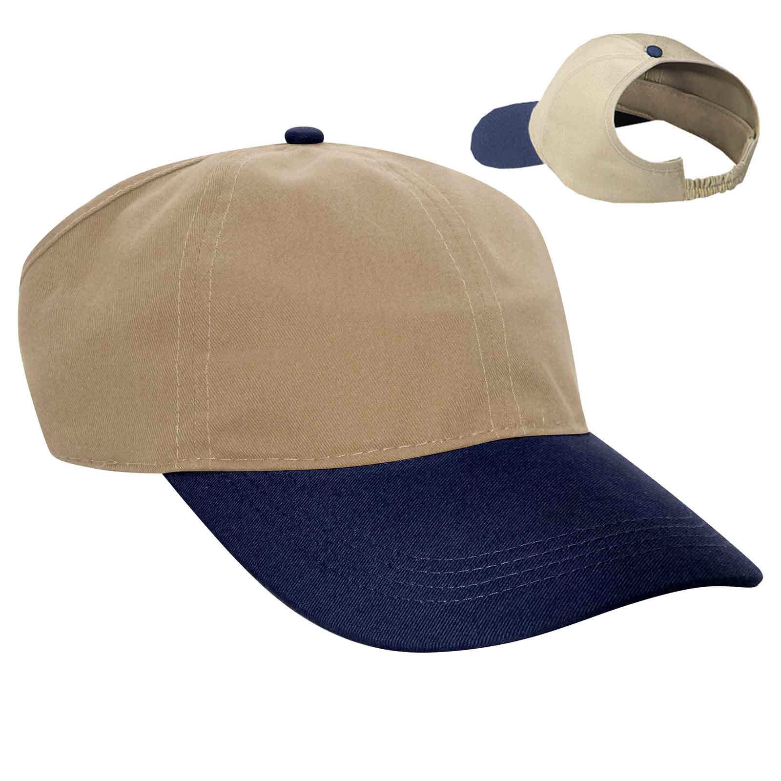 69-291 OTTO CAP 4 Panel Ponytail Cap