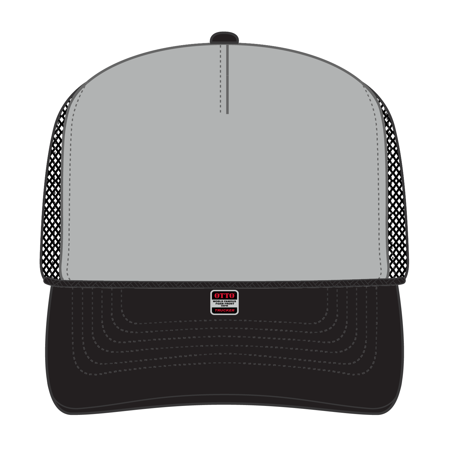 39-165 OTTO CAP 5 Panel High Crown Mesh Back Trucker Hat