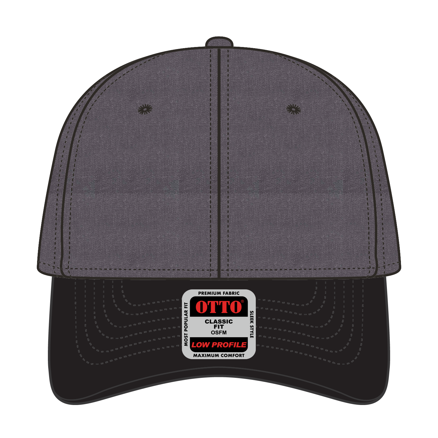 19-208 OTTO CAP 6 Panel Low Profile Baseball Cap