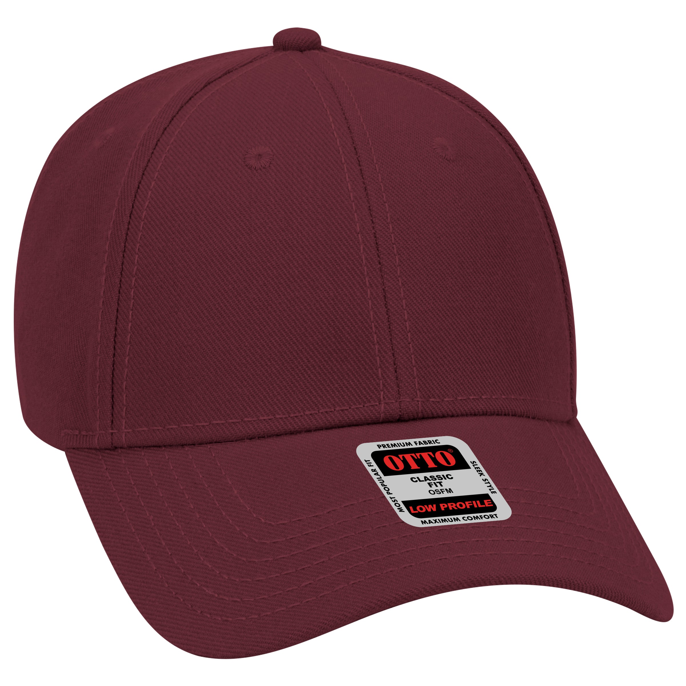 19-304 OTTO CAP 6 Panel Low Profile Baseball Cap