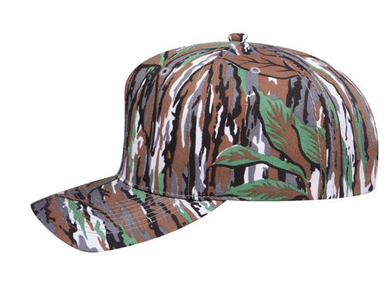 44-051 OTTO CAP Camouflage 6 Panel Mid Profile Baseball Cap