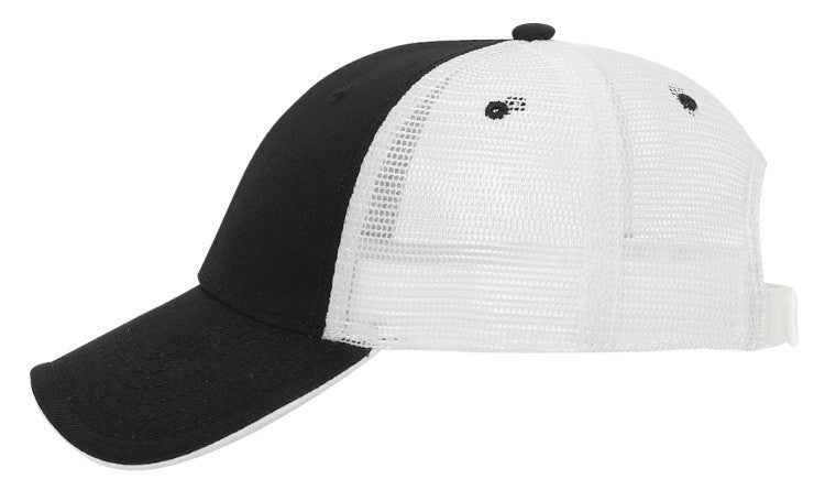 122-945 OTTO CAP 6 Panel Low Profile Mesh Back Trucker Hat