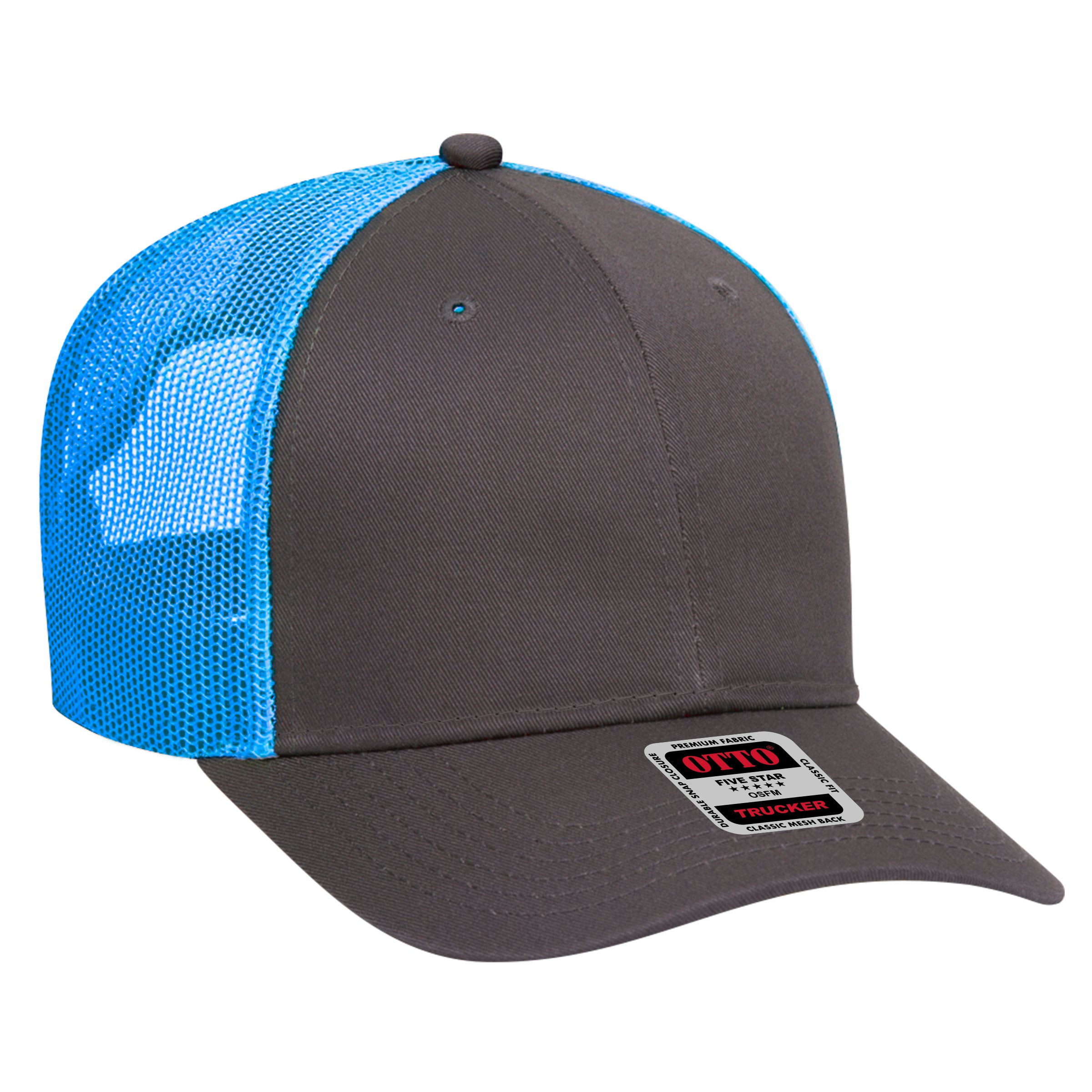 83-473 OTTO CAP 6 Panel Low Profile Mesh Back Trucker Hat