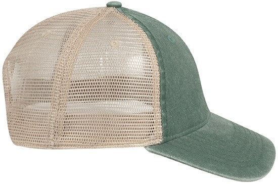 121-1202 OTTO CAP "OTTO COMFY FIT" 6 Panel Low Profile Mesh Back Trucker Hat