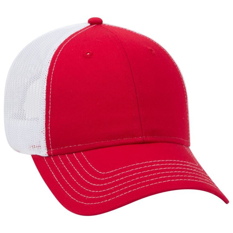 83-1239 OTTO CAP 6 Panel Low Profile Mesh Back Trucker Hat